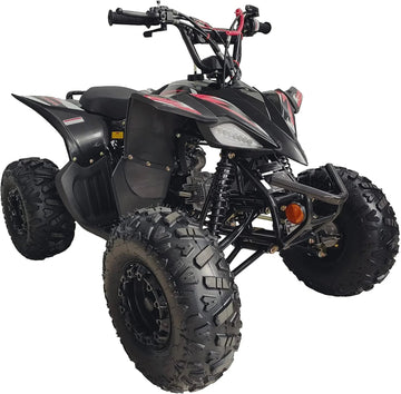 HHH 125cc Youth ATV | Fully Automatic Gas Four Wheeler with Reverse & Big Tires (19"/18") mississippipowersports